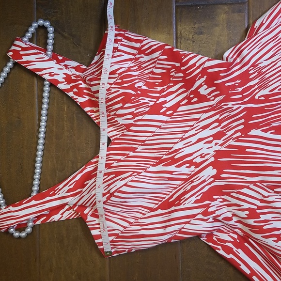 Calvin Klein Red And White Sundress - Picture 8 of 12